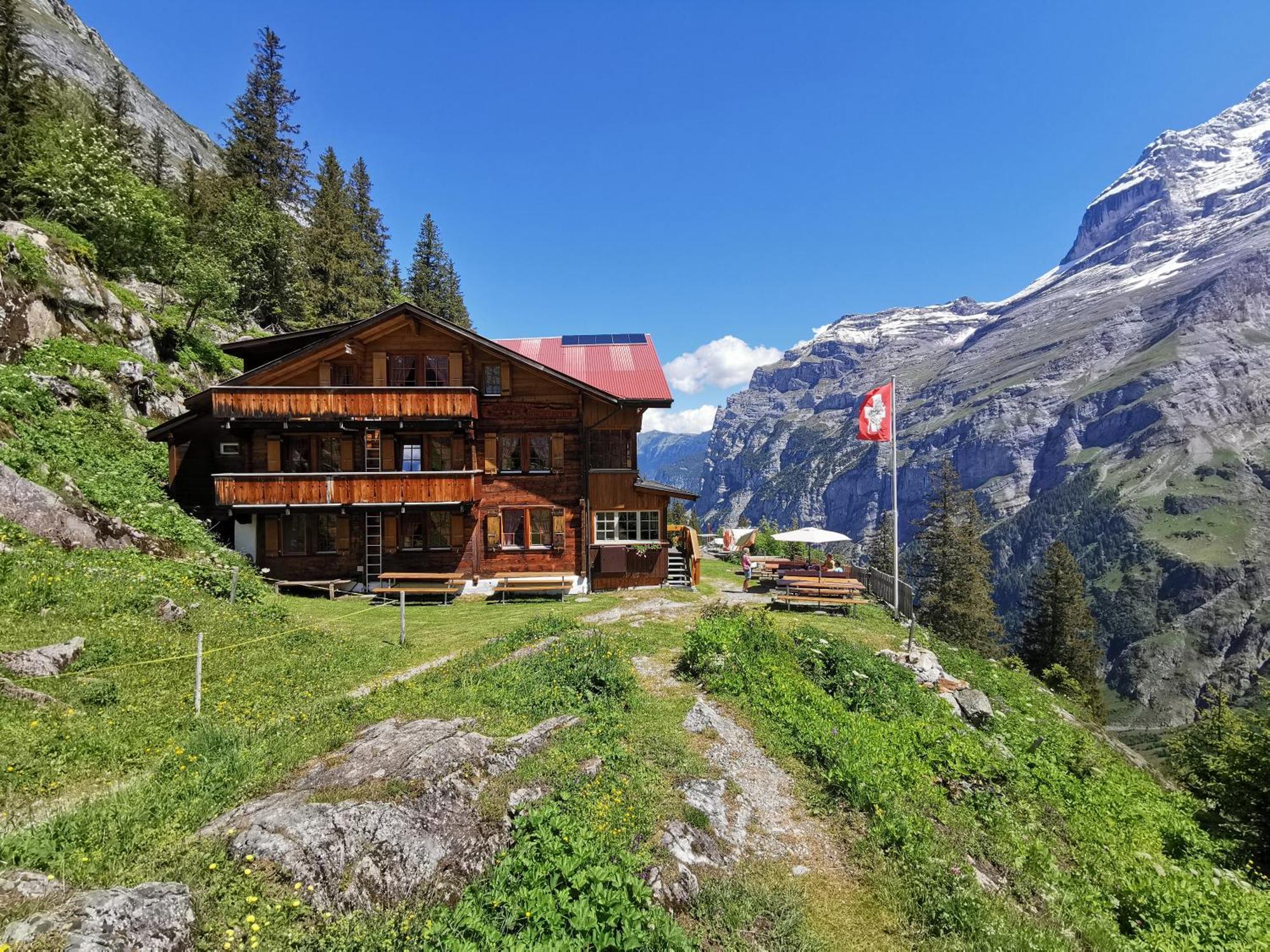 Berggasthaus Tschingelhorn Hotel Stechelberg Kültér fotó